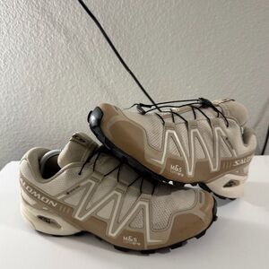 Salomon Beige and White Speedcross 3